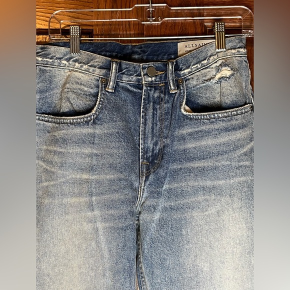 NWT! All Saints Mazzy Cropped Wide Jean - Picture 8 of 12